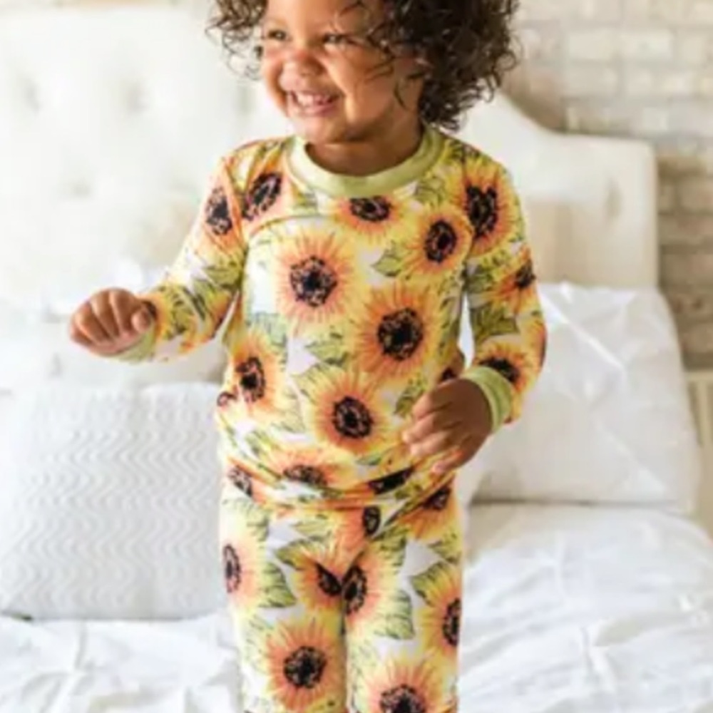 Little Sleepies Sunflower Bamboo Pajamas- NWT